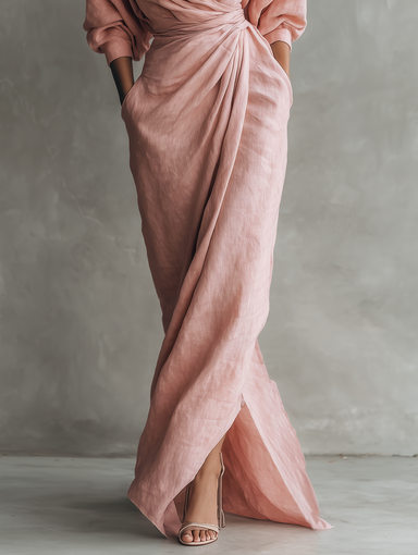 Hugo Linen Maxi Dress
